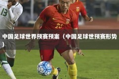中国足球世界预赛预案（中国足球世预赛形势）