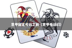 意甲固定号码之前（意甲电话们）